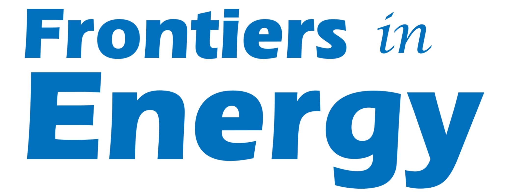 Frontiers in Energy